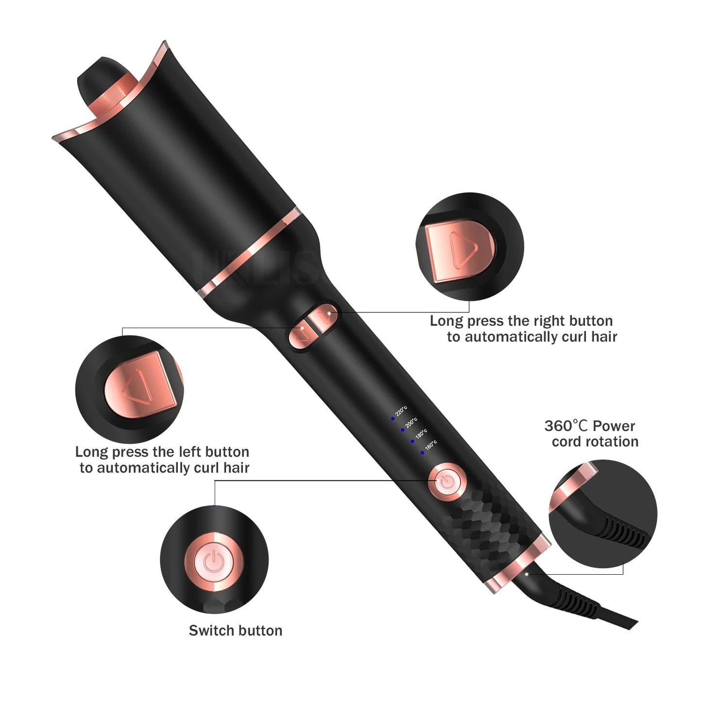 Automatic Hair Curler Looper