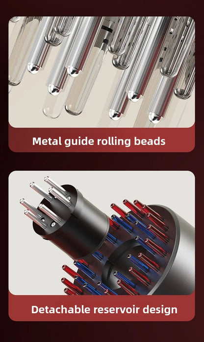 Electric Red Light Vibration Scalp Massage Comb for Hair Growth