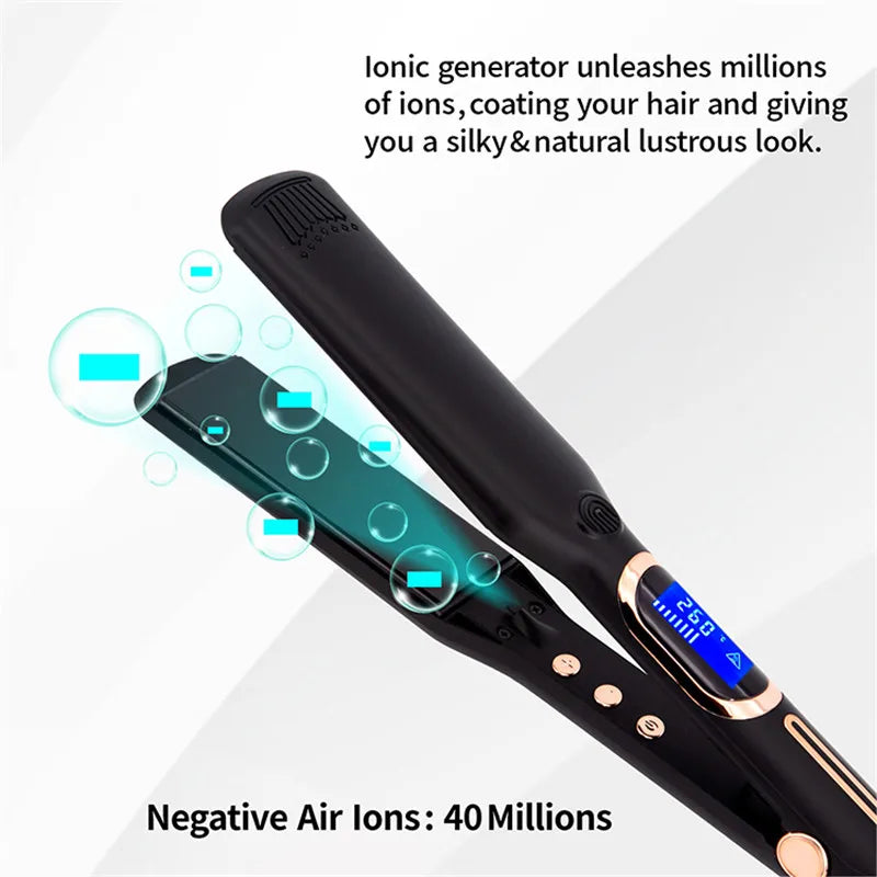 Professional 480°F Wide Plate Hair Straightener