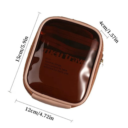 Transparent Waterproof Mini Cosmetic Bag