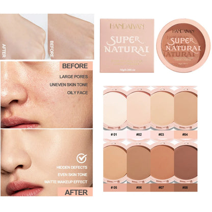 8-Color Waterproof Setting Powder Compact