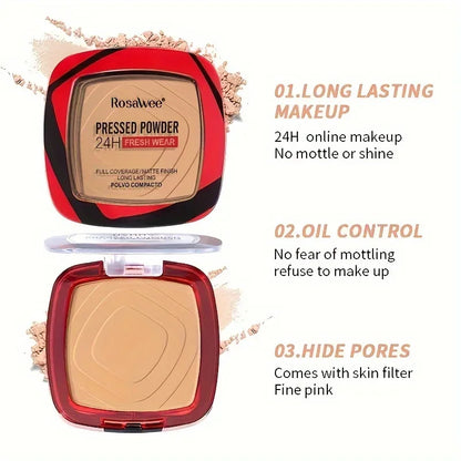Matte Full-Coverage Pressed Powder Foundation