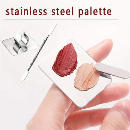 Stainless Steel Makeup Mixing Palette