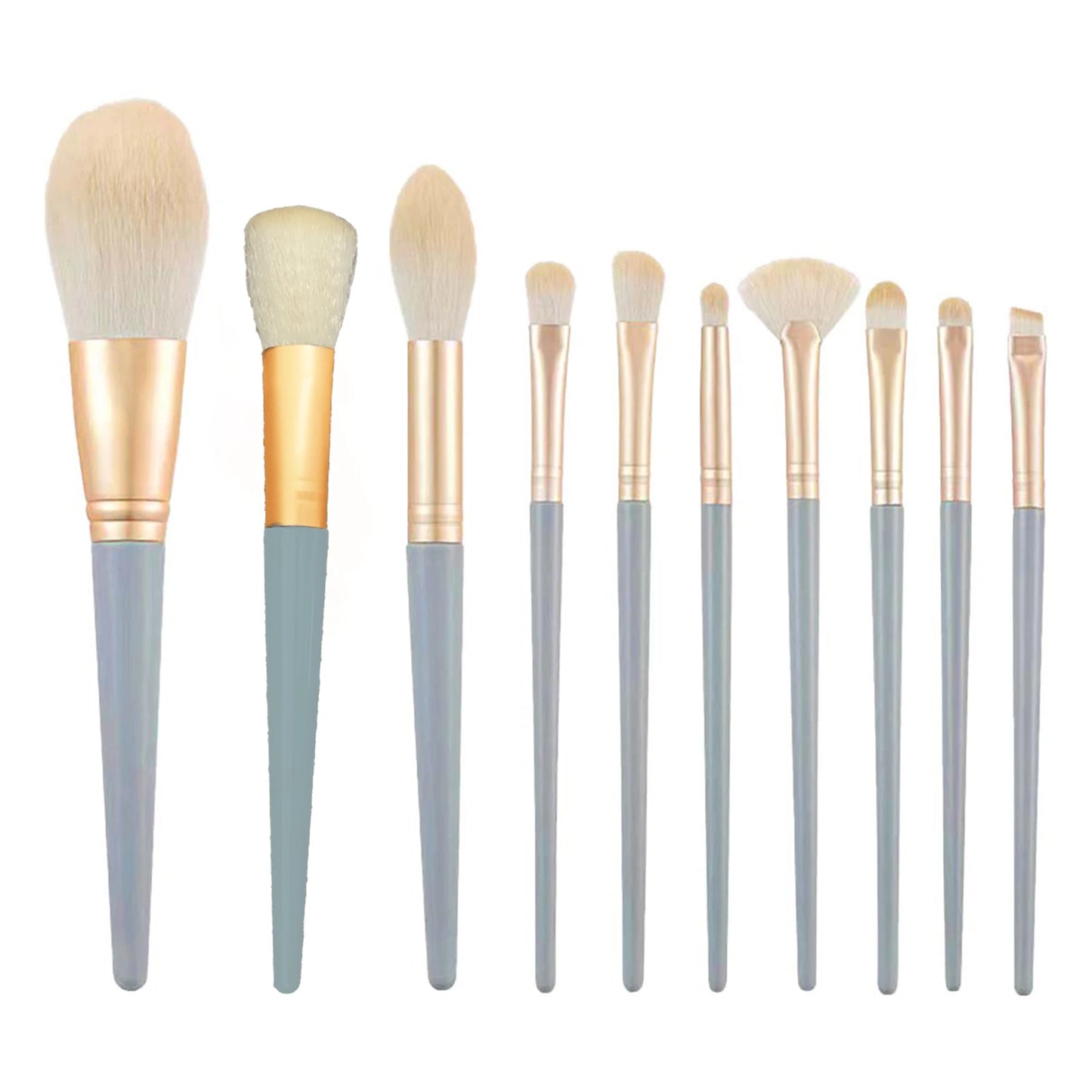 Ten-Piece Ultra-Soft Makeup Brush Set