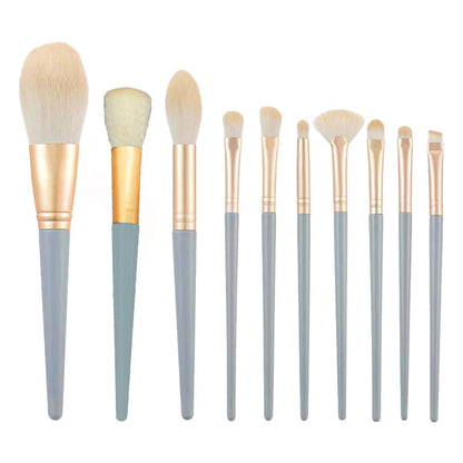 Ten-Piece Ultra-Soft Makeup Brush Set