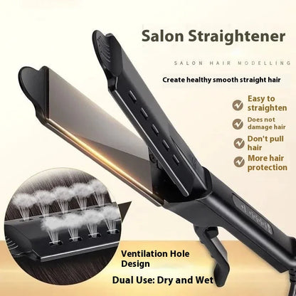 Dual-Use Hair Straightener Curler