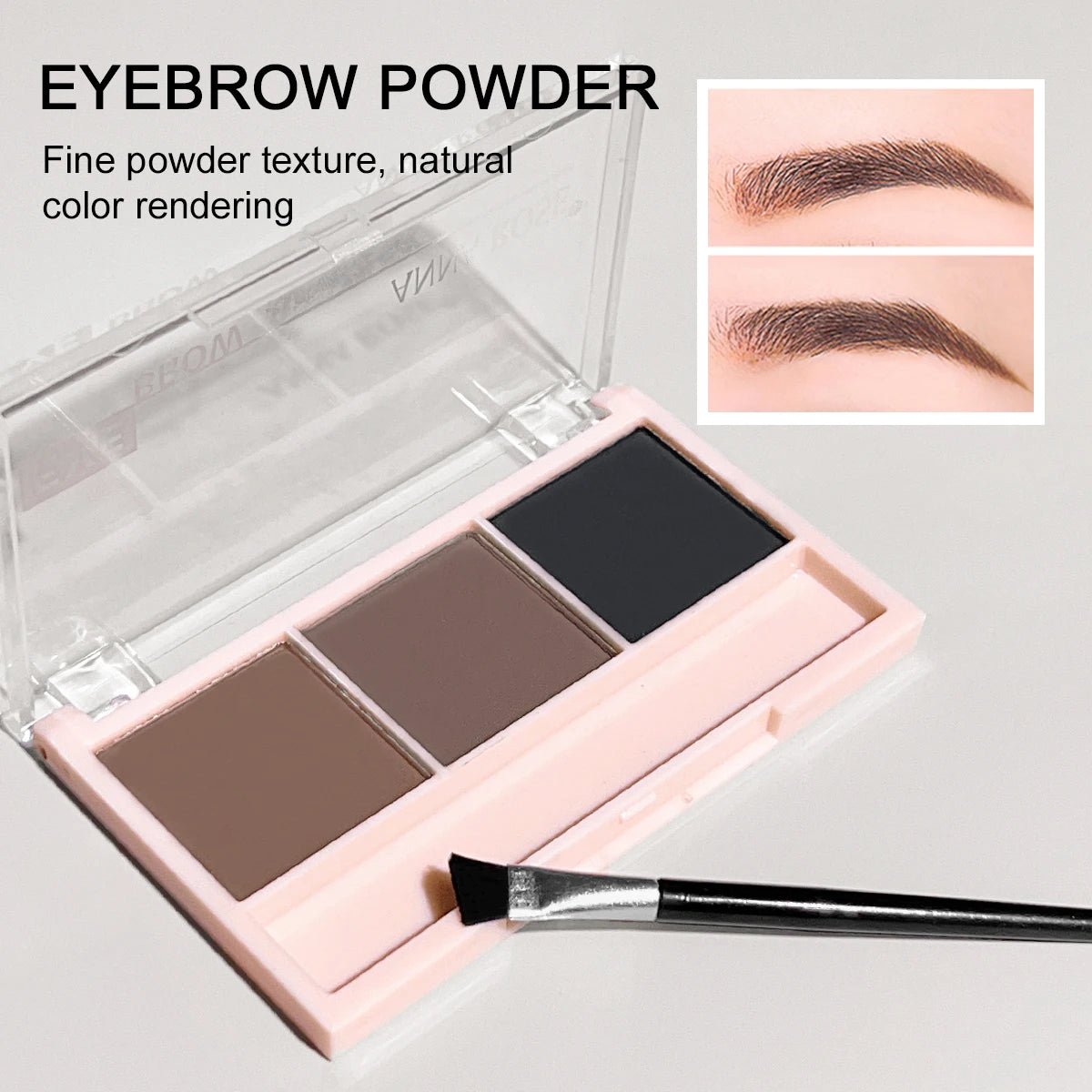 Three-Color Waterproof Eyebrow Powder