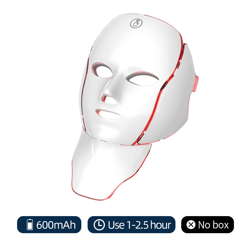 7-Color LED Facial and Neck Photon Mask
