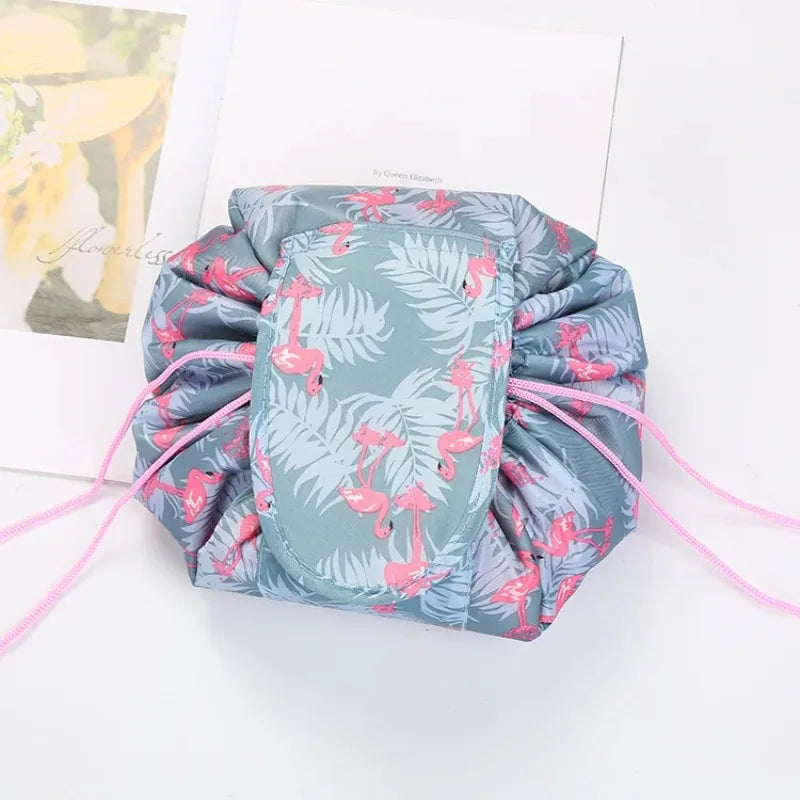 Portable Waterproof Drawstring Cosmetic Bag