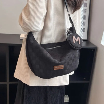 Large Capacity Korean Crossbody Dumpling Bag