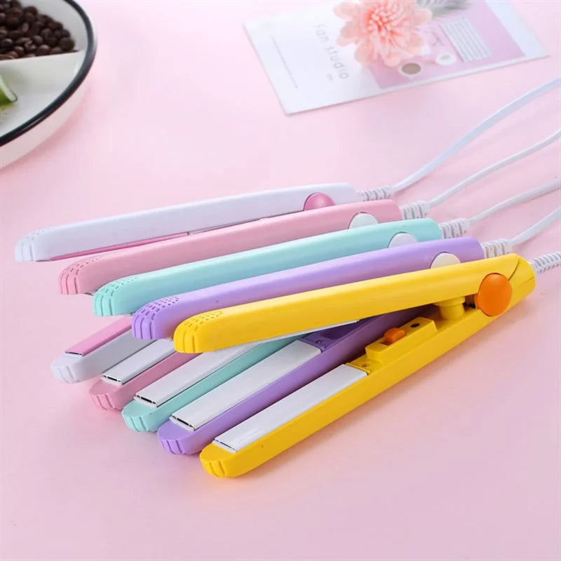 Mini Ceramic Hair Straightener and Curler