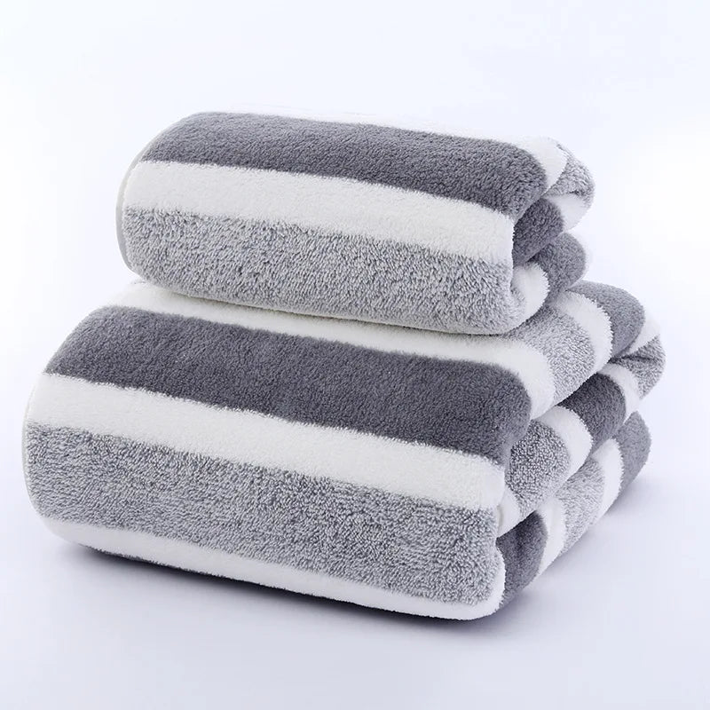 Soft Striped Towel Set