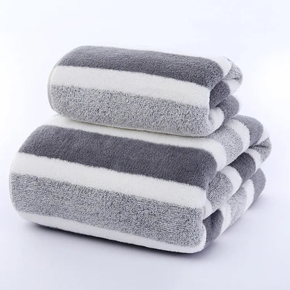 Soft Striped Towel Set