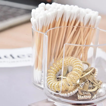 2-in-1 Clear Acrylic Makeup Organizer