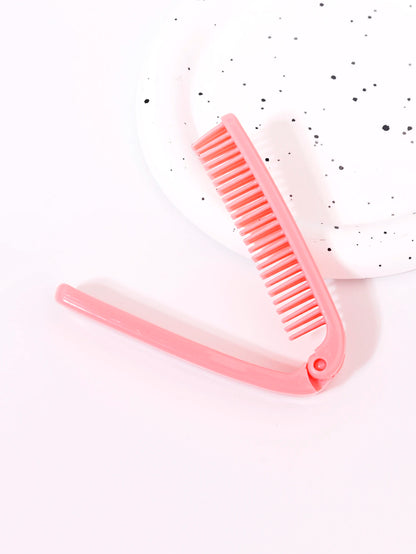 Portable Foldable Fine-Tooth Travel Comb