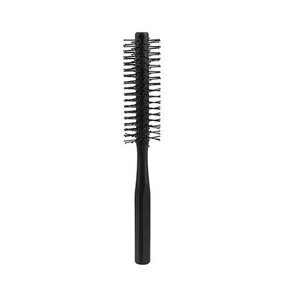 Wooden Handle Circular Nylon Brush for Curling, Volume, and Styling