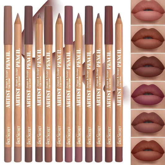 6-Piece Velvet Matte Lip Liner Set