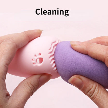 Soft Silicone Makeup Sponge Holder