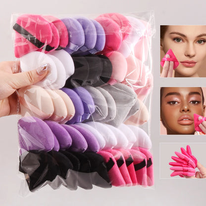 50-Piece Triangular Makeup Powder Puff Set