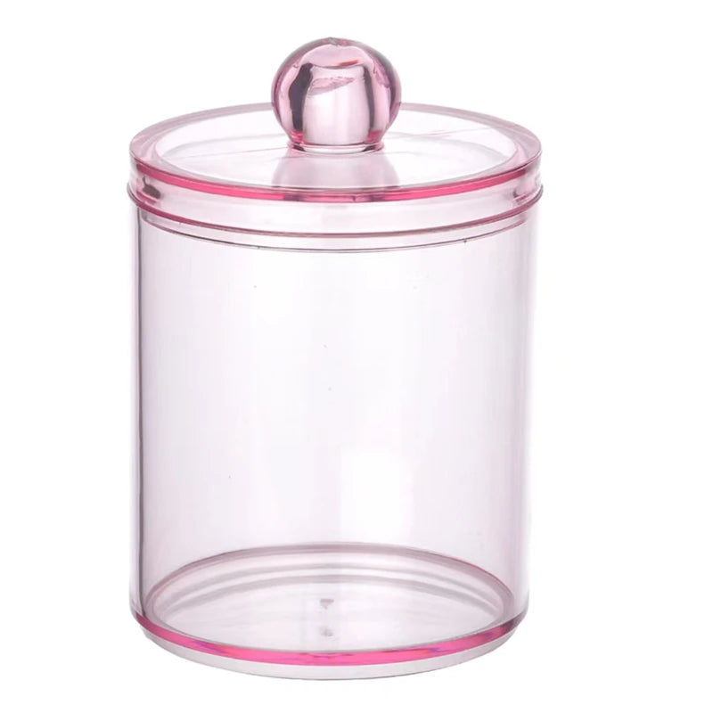 Transparent Acrylic Cotton Swab Storage Box
