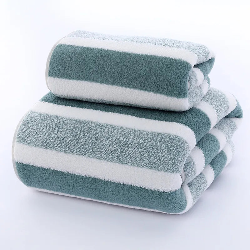 Soft Striped Towel Set