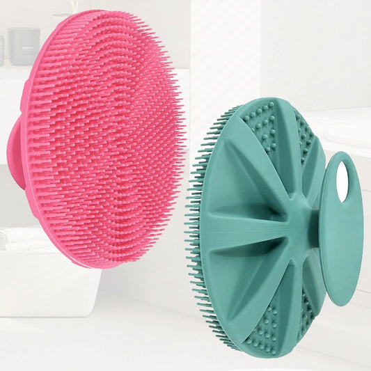 Soft Silicone Body Scrubber and Shampoo Brush