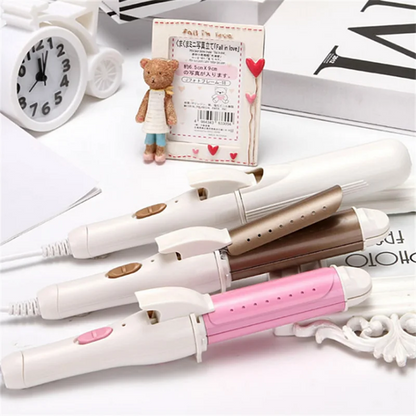 Multifunction 3-in-1 Gold Ceramic Hair Curling Iron