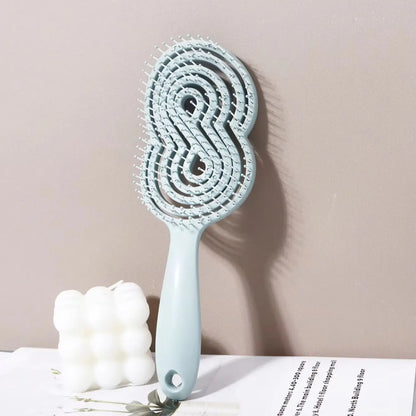 Hollow Out Anti-Static Detangling Massage Brush