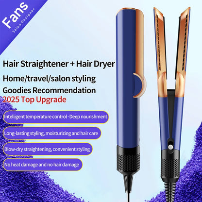 2-in-1 Ionic Hair Straightener and Dryer