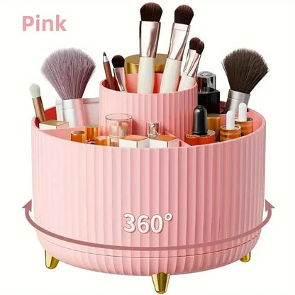 360° Rotating Makeup Brush Holder