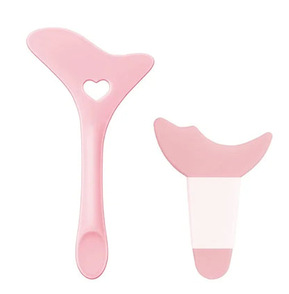 Reusable Silicone Eyeliner Stencil and Mascara Shield Set