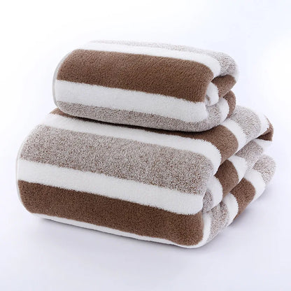 Soft Striped Towel Set