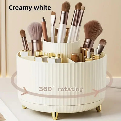 Large Capacity Rotating Cosmetic Storage Rack