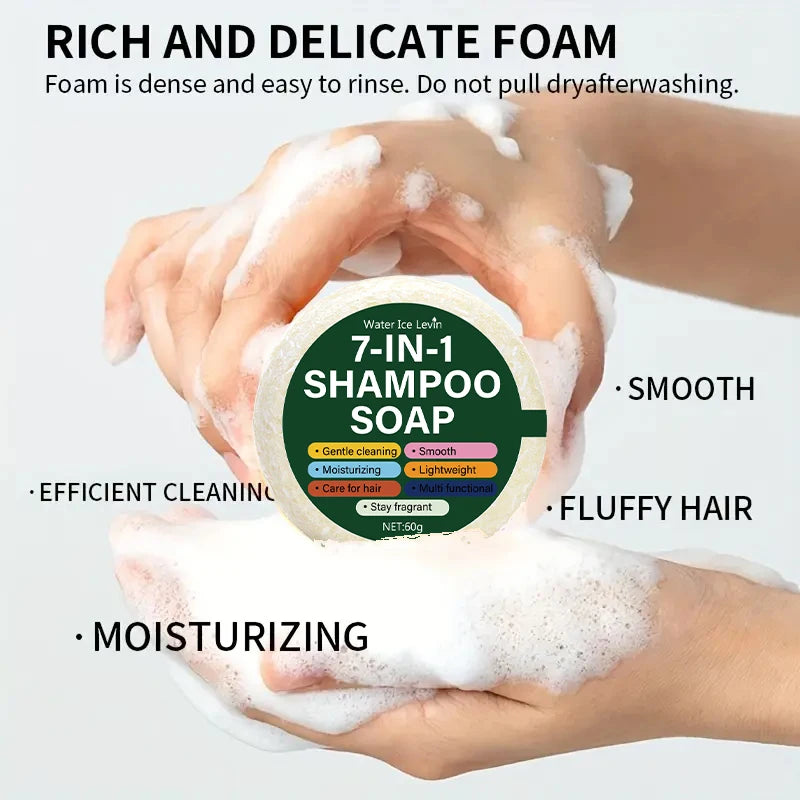 7-in-1 Natural Essential Oil Shampoo Soap
