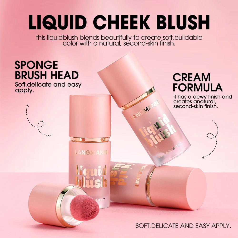 Six-Color Matte Liquid Blush