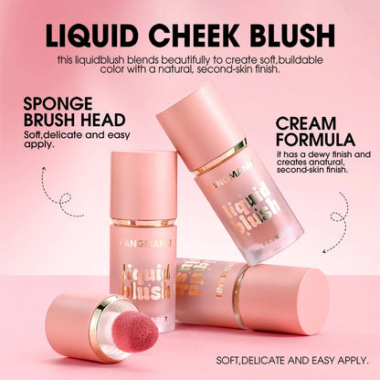 Six-Color Matte Liquid Blush