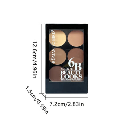 6-Color Highlight and Contour Palette