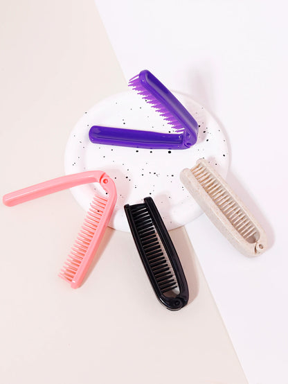 Portable Foldable Fine-Tooth Travel Comb