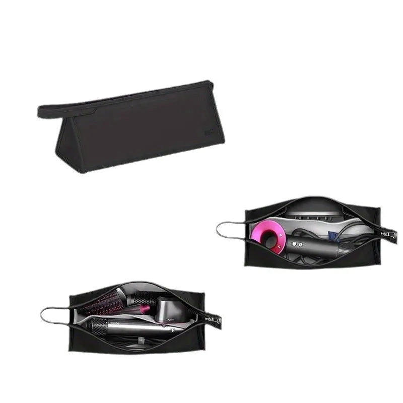 Portable PU Leather Hair Dryer Storage Bag