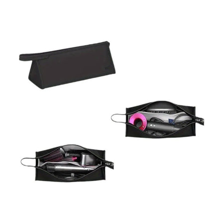Portable PU Leather Hair Dryer Storage Bag