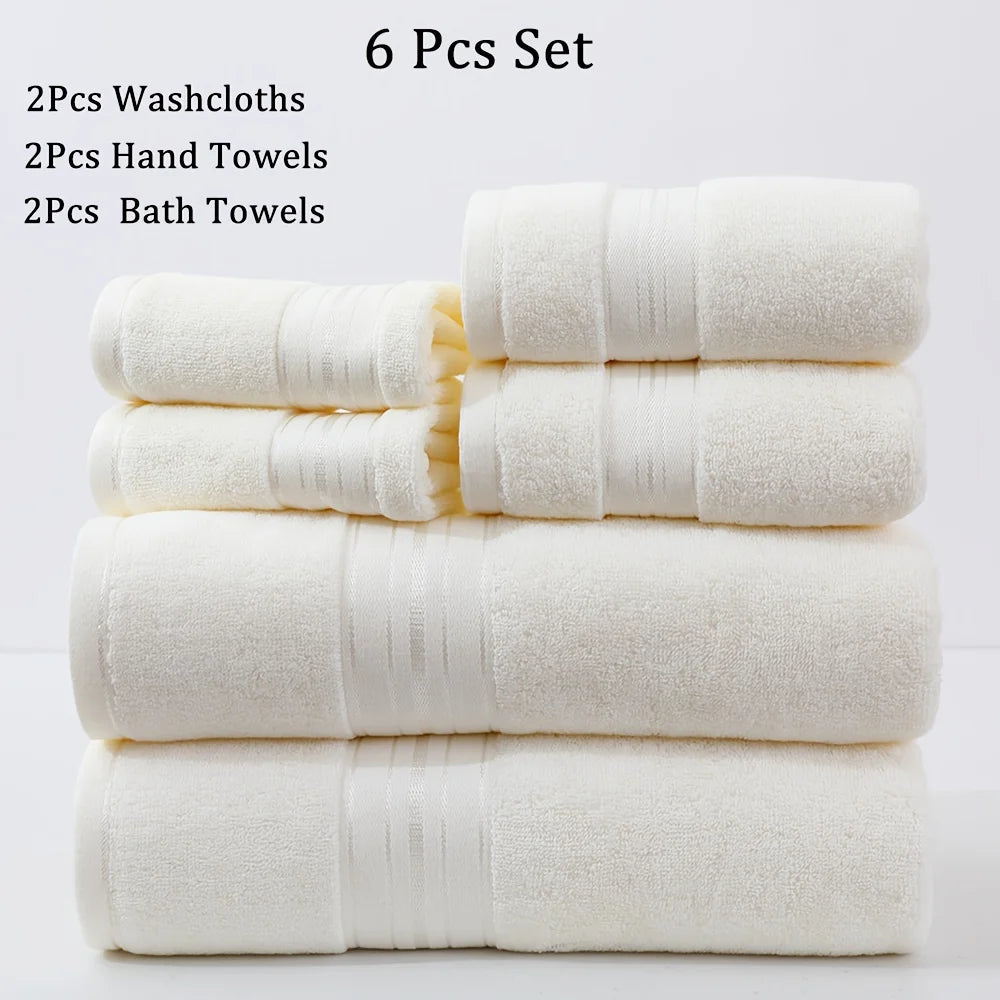 6-Piece Cotton Towel Set