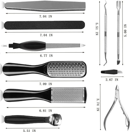 Professional Stainless Steel Pedicure Kit Set