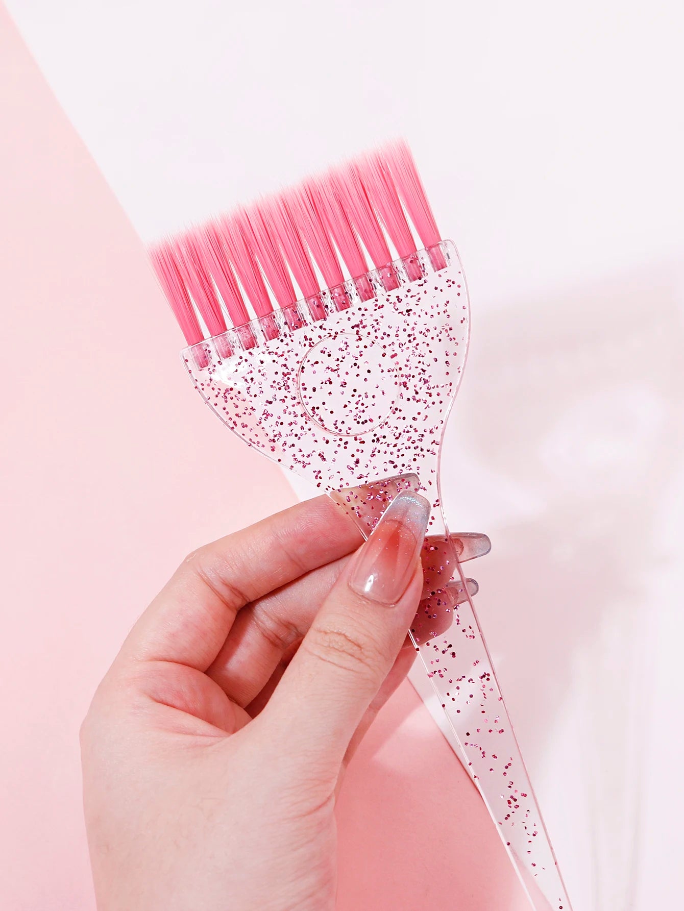 Professional Crystal Hair Dye Brush for Home and Salon Coloring