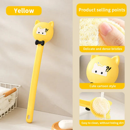 Long-Handle Soft Bristle Back Brush