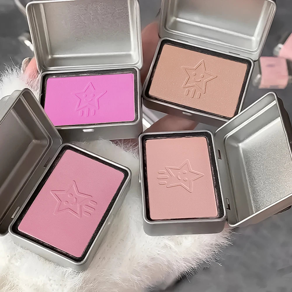 Low-Saturation Nude Pink Monochrome Blush