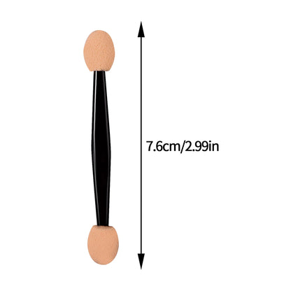 50-Pack Double-Ended Sponge Eyeshadow Applicators