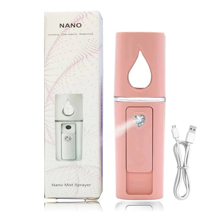 Portable Nano Facial Steamer Hydrating Mist Sprayer
