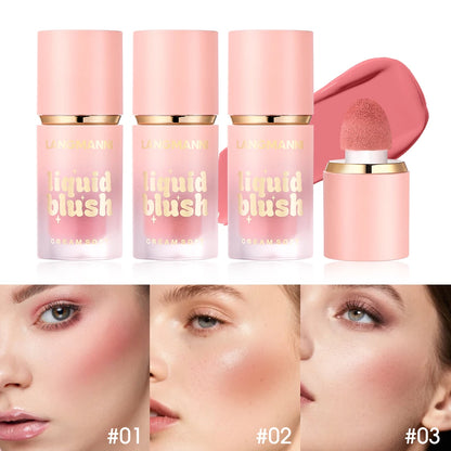 Six-Color Matte Liquid Blush