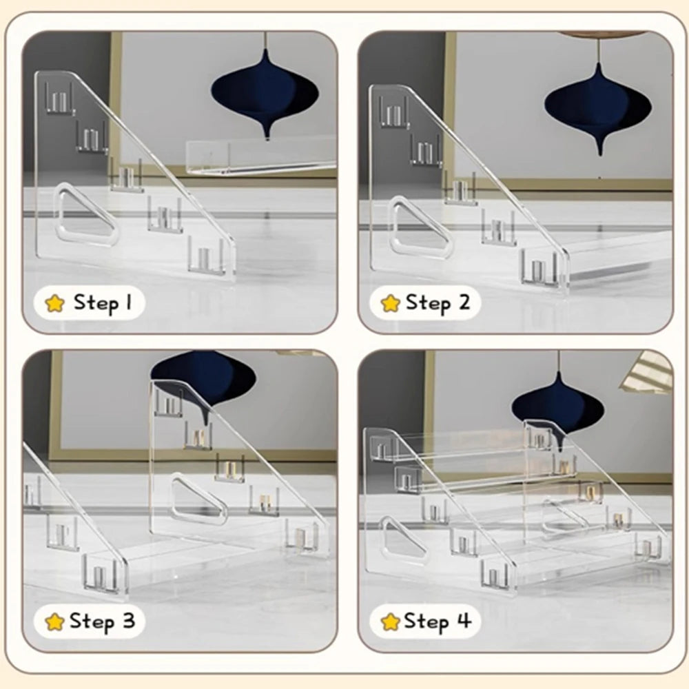 Clear Acrylic Makeup Organizer Box