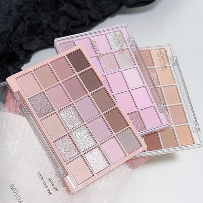 Twenty-Color Warm Rose Eyeshadow Palette